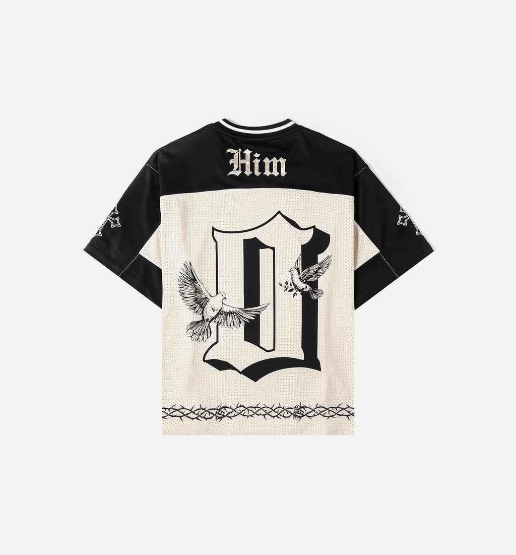 Savior Mesh Mens Jersey Beige Black