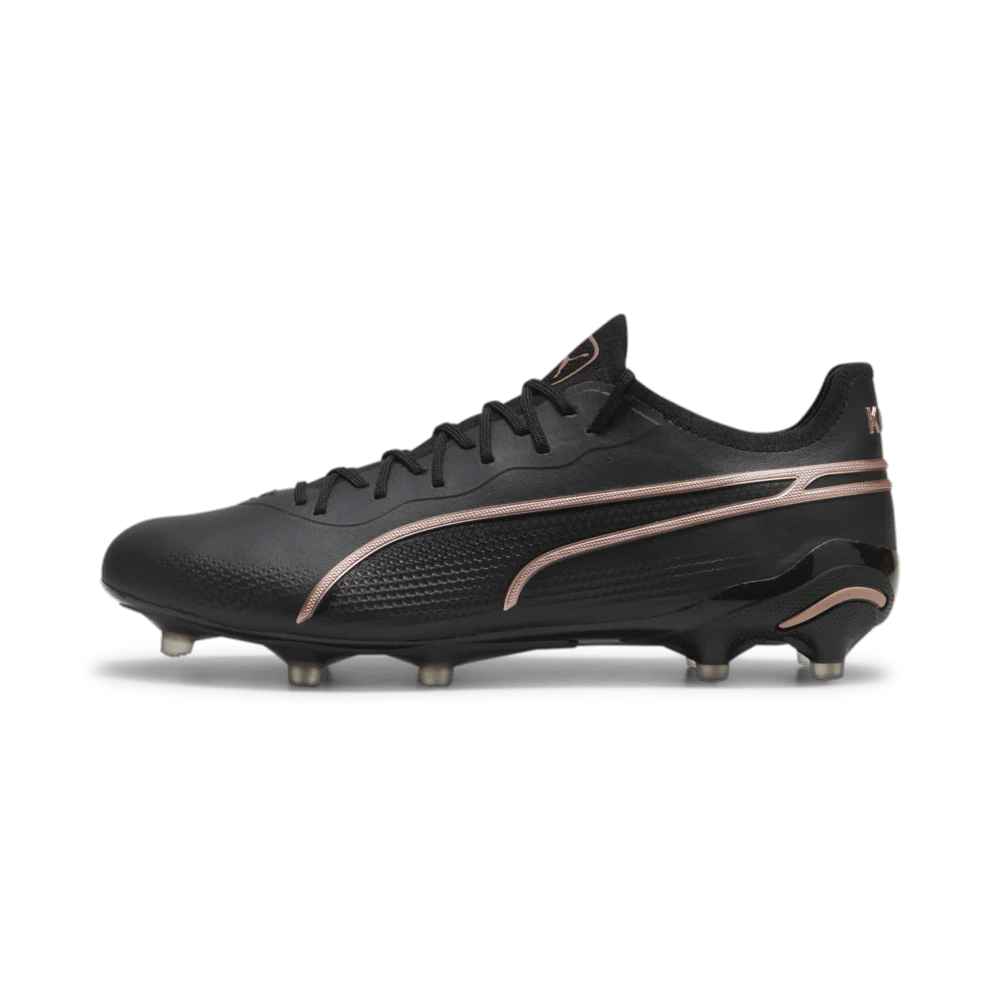 PUMA King Ultimate FG AG Firm Ground Soccer Cleats Black Copper