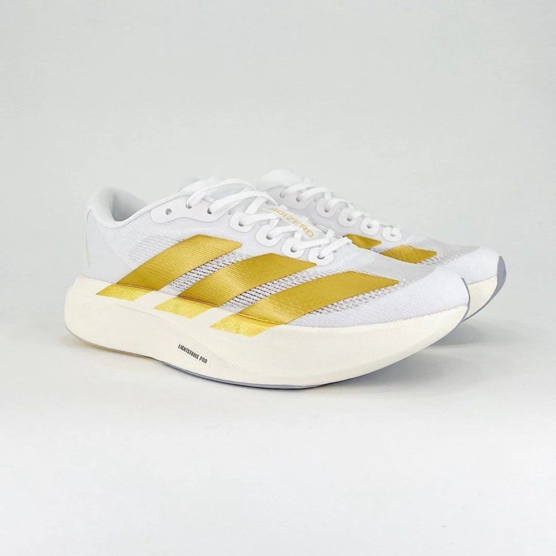 Tênis Adidas Adizero Evo SL Branco Dourado