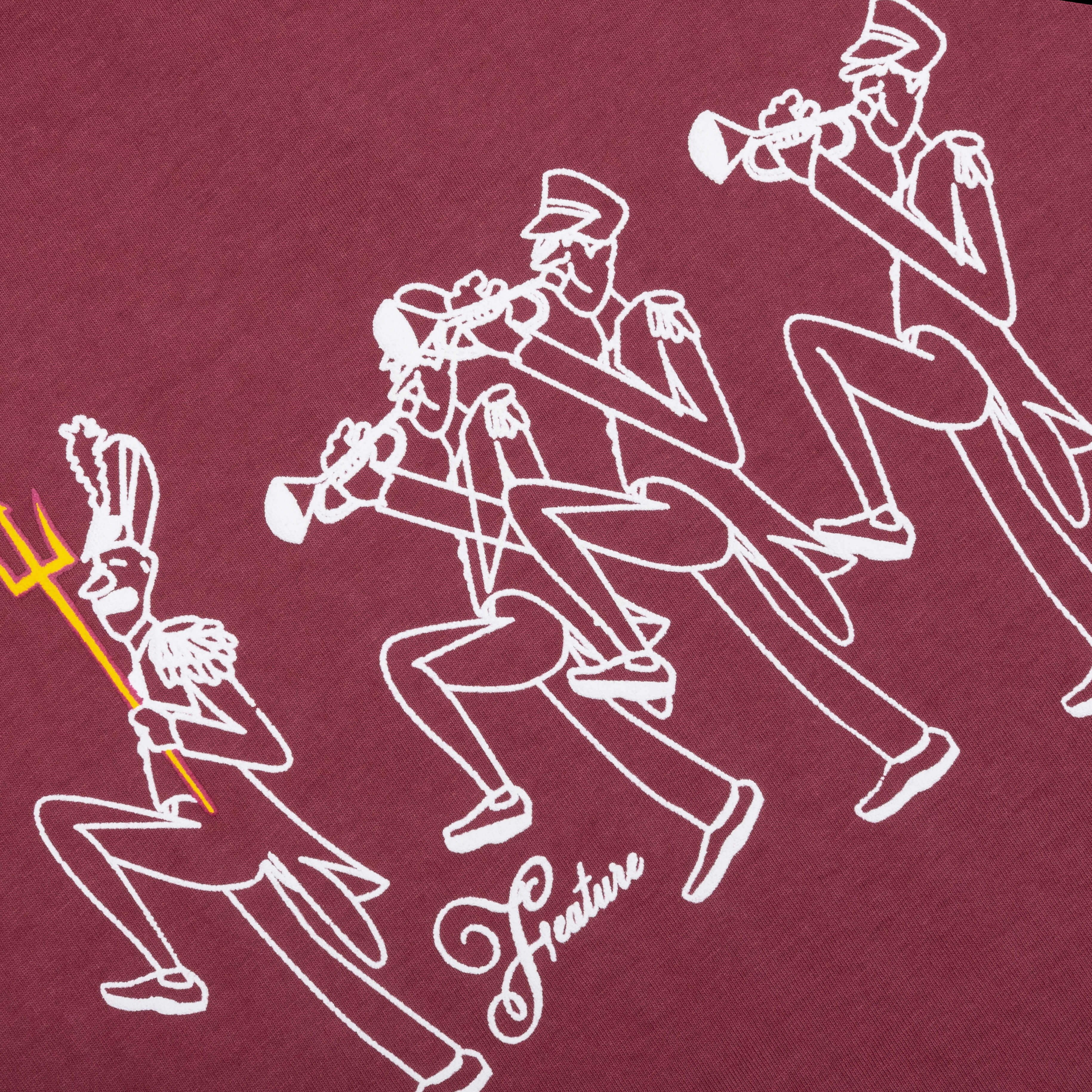 Feature x ASU Fight Song Tee Maroon