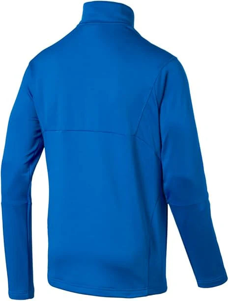 PUMA Youth Liga Training 1 4 ZiP Jacket Electric Blue Lemonade