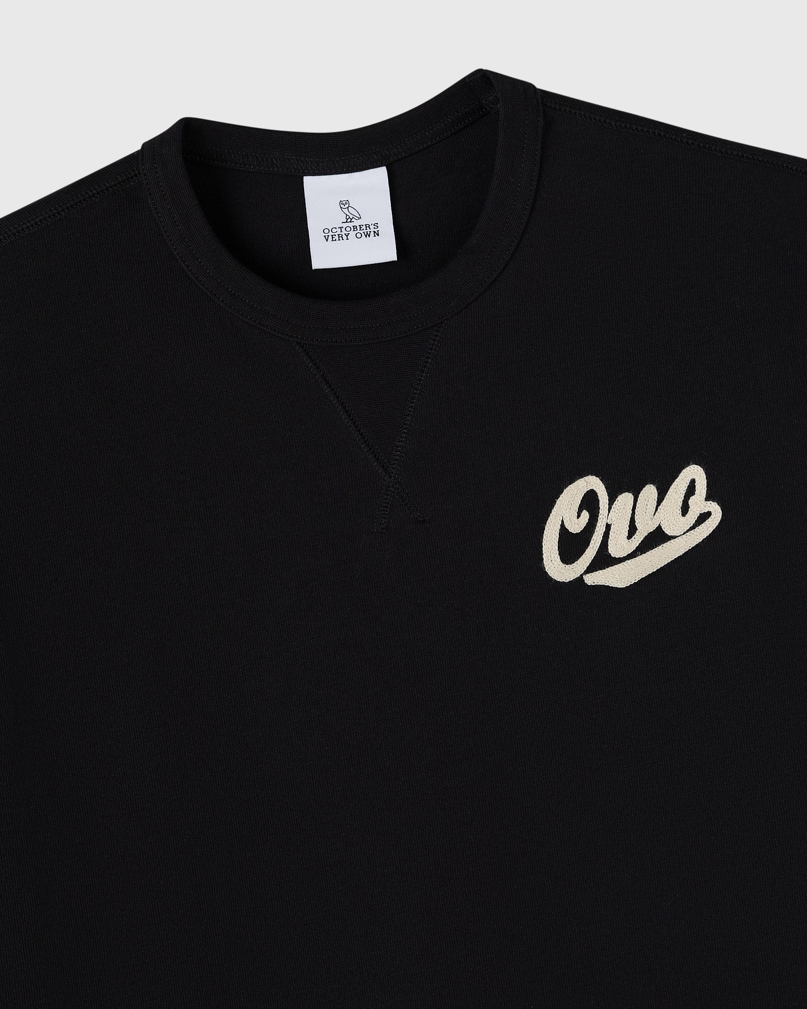 Shop Chainstitch Gusset Tee Black
