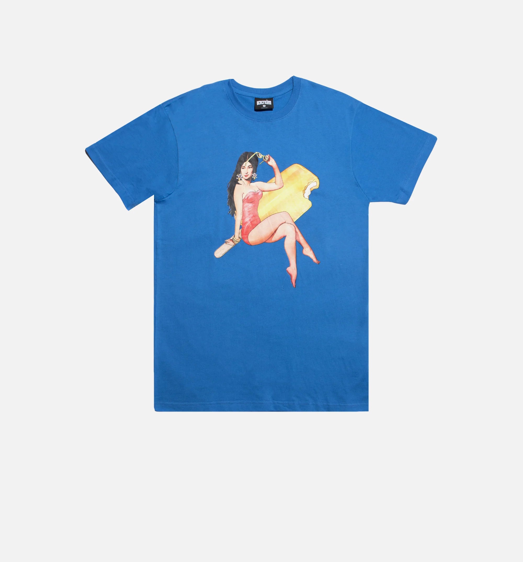 Pecan Short Sleeve Mens T Shirt Blue