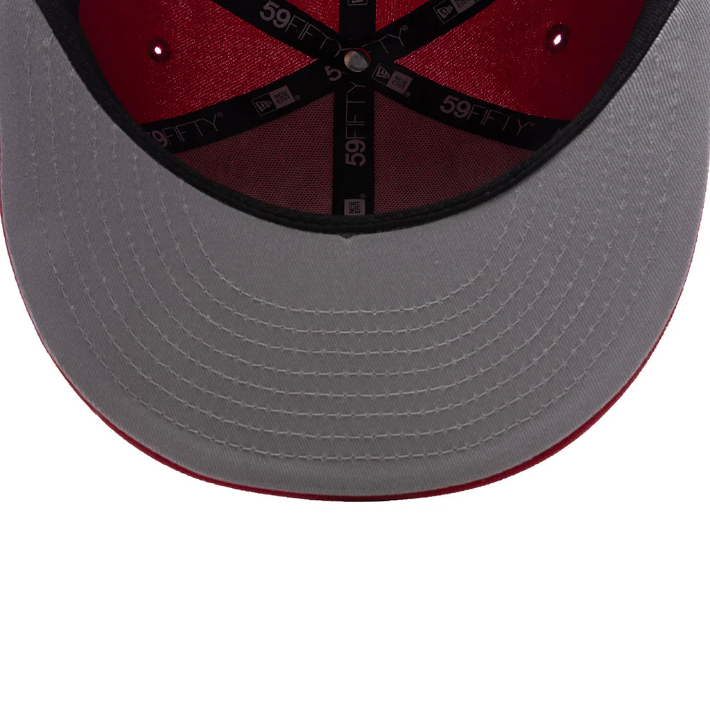 New Era x Born x Raised 59FIFTY LMB Diablos Rojos del México Layered Logo Scarlet