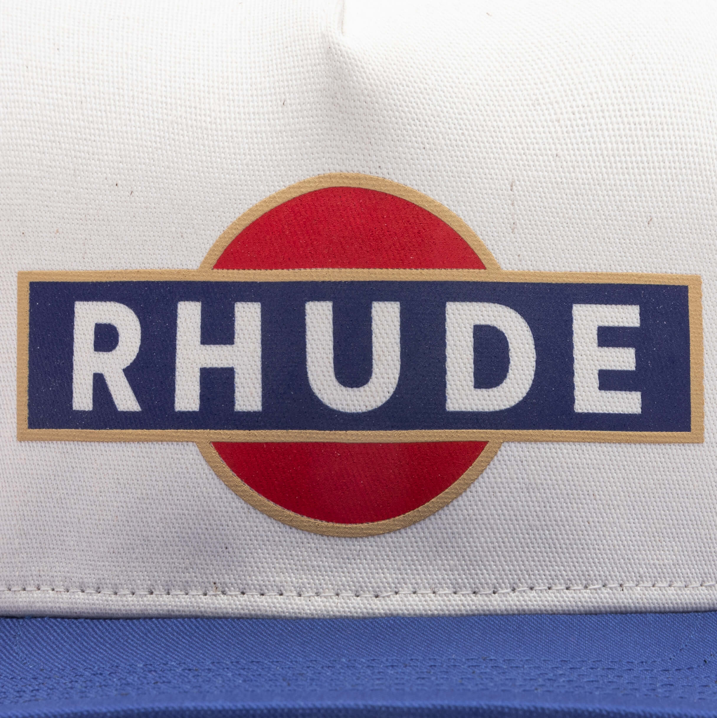 Racer Trucker Hat Navy Off White
