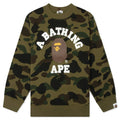 Kids 1st Camo College Crewneck Sweatshirt Green