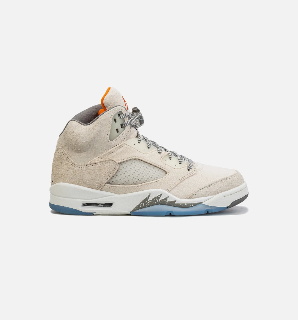 Air Jordan 5 Retro SE Craft Mens Lifestyle Shoe Beige Grey Free Shipping