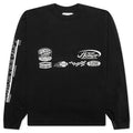 Feature x Honor The Gift Fastest Rides L S Tee Faded Black
