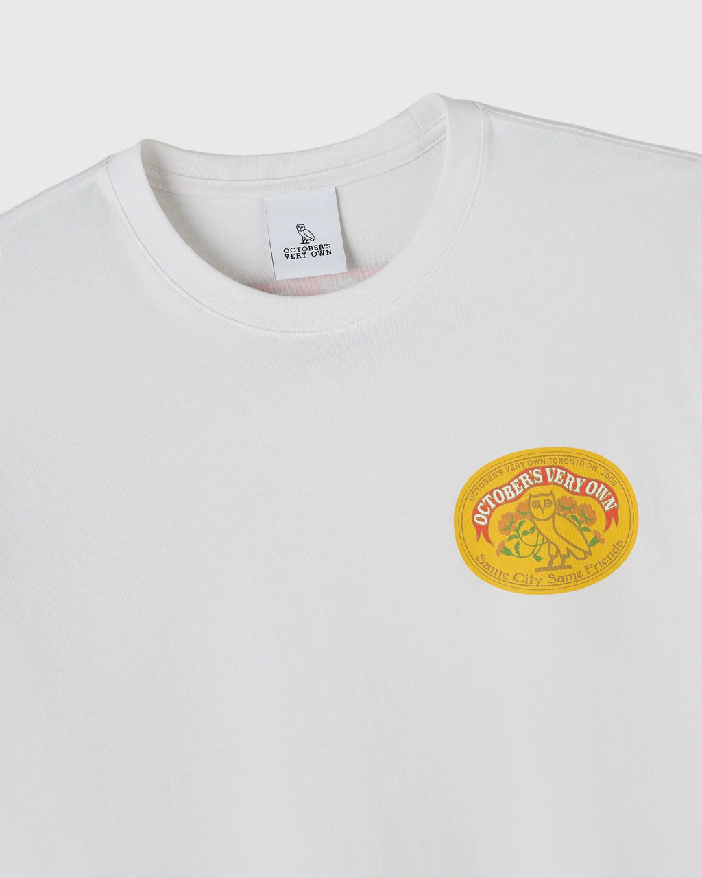 Pom Pom Banner Tee White