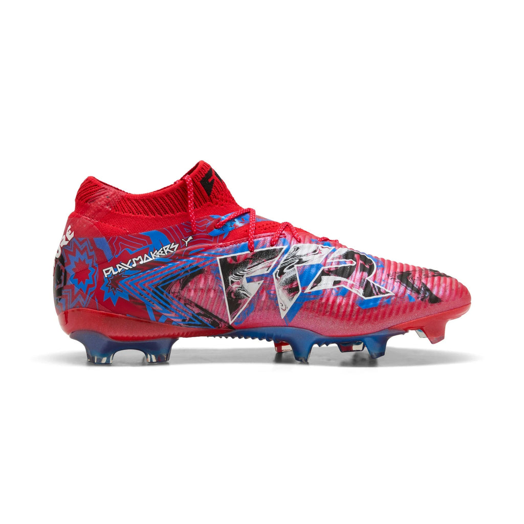 PUMA Future 8 Ultimate Play Makers FG Mens Soccer Cleats Red Black Blue