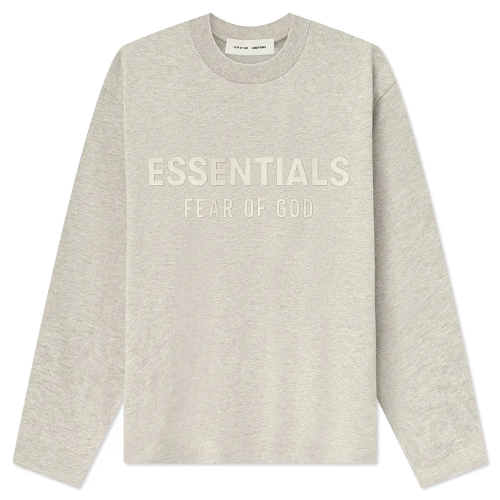 Kids Classic L S T Shirt Heather Stone