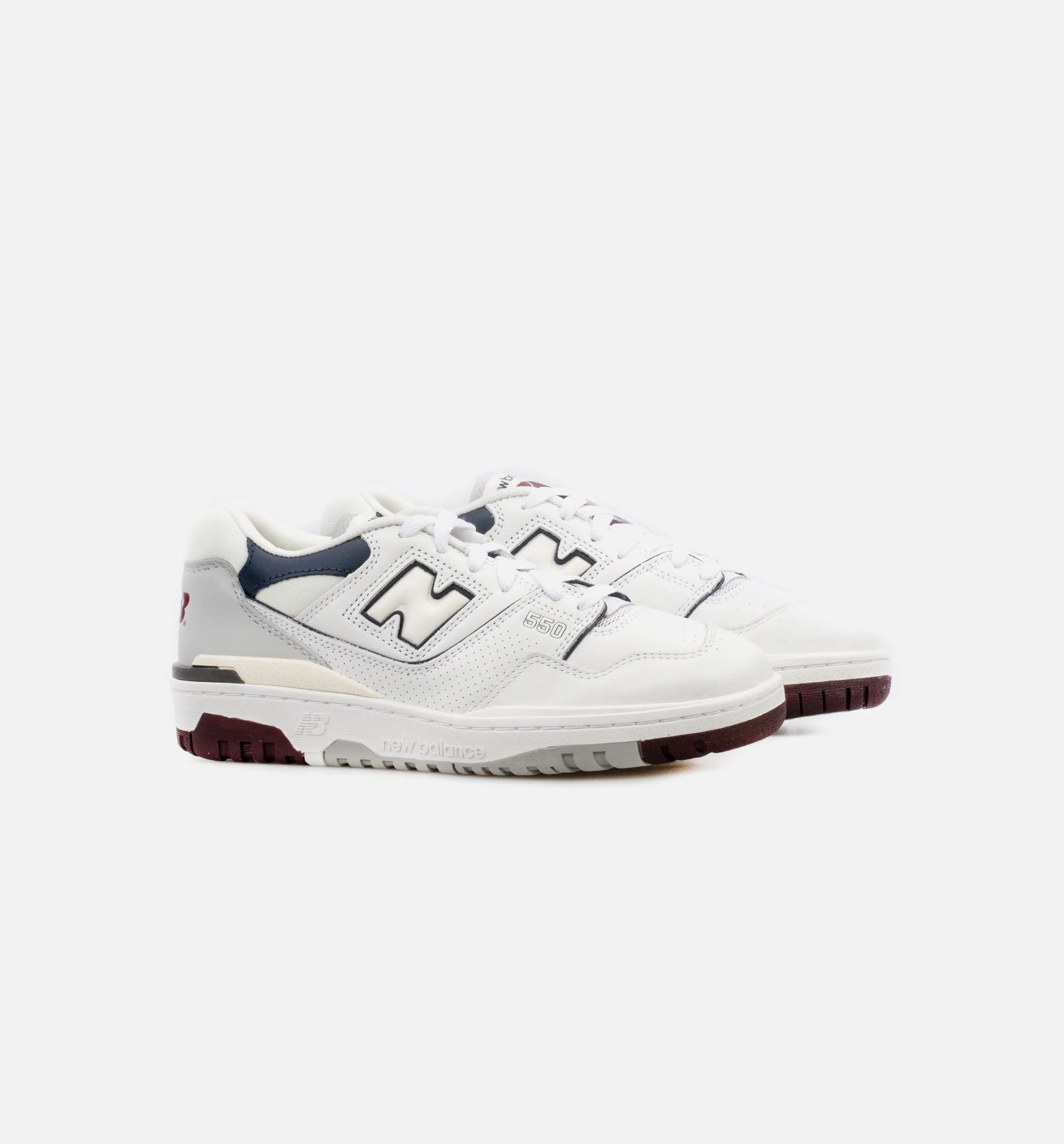 550 Maroon Navy Mens Lifestyle Shoe White Navy Blue