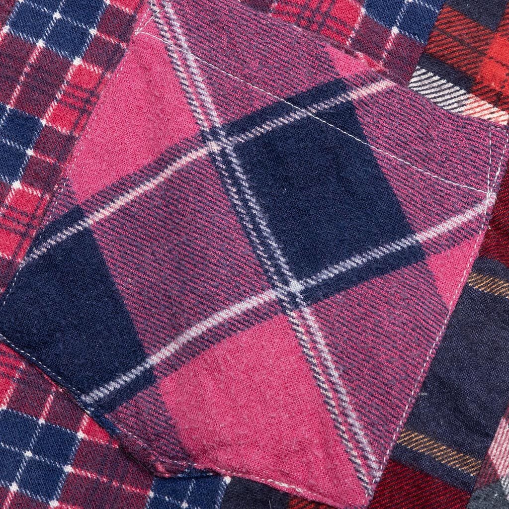 Flannel Shirt 7 Cuts Wide Shirt Assorted