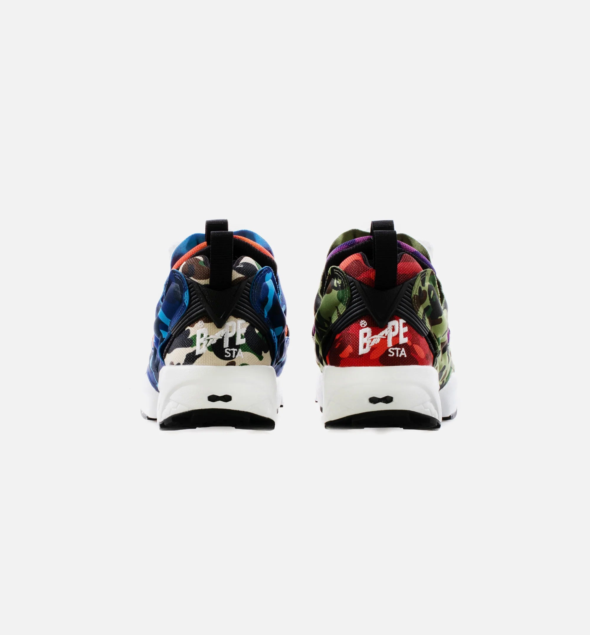 BAPE Instapump Fury Multi Camo Mens Lifestyle Shoe Multi Camo