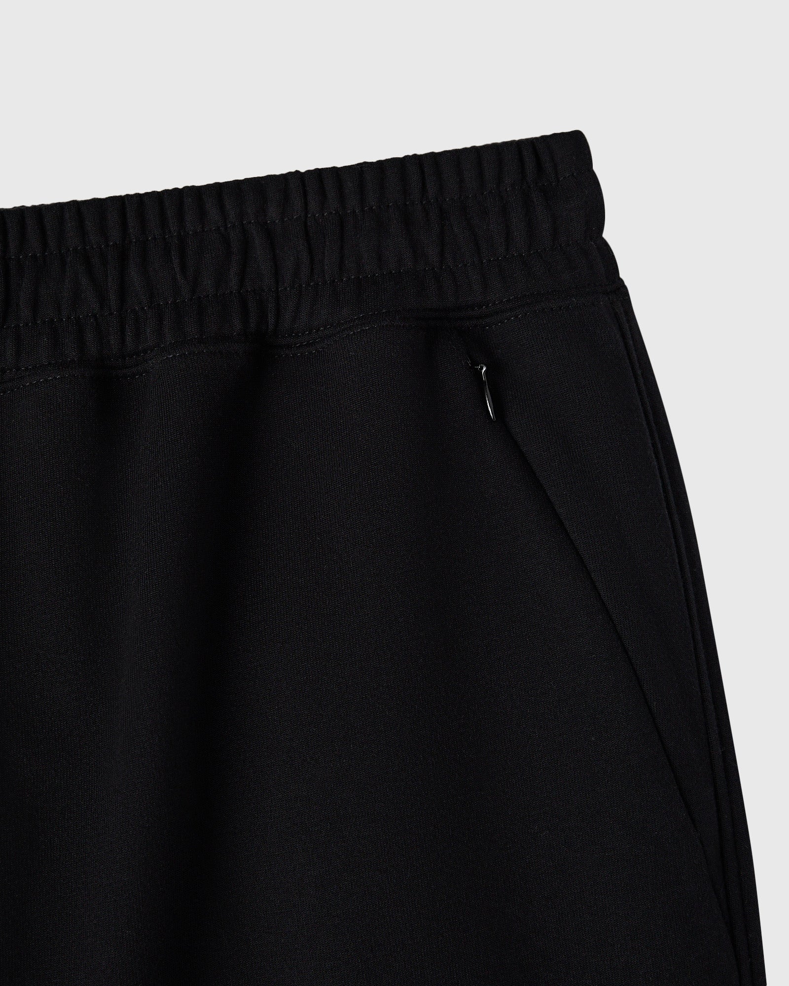 Double Knit Script Sweatpant Black