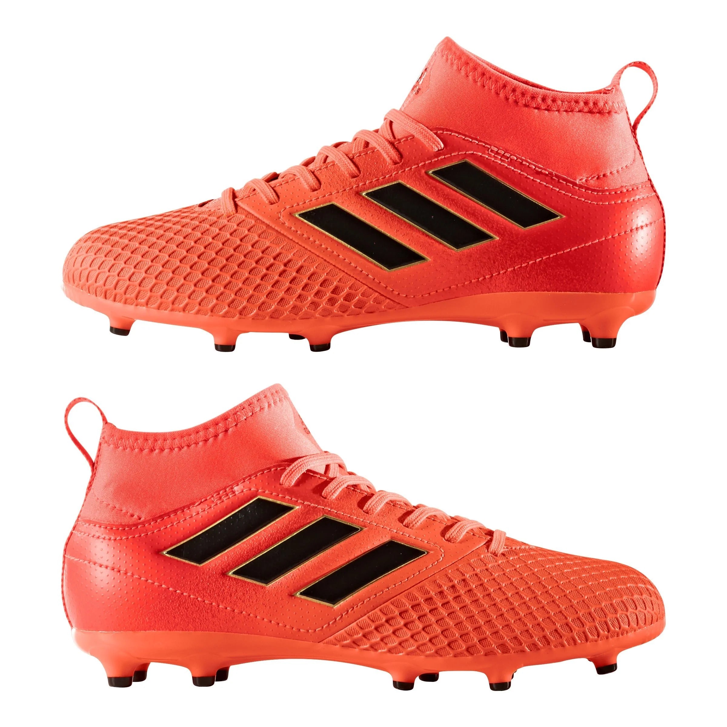 adidas ACE 173 FG J Youth Firm Ground Soccer Cleats Orange Black Red