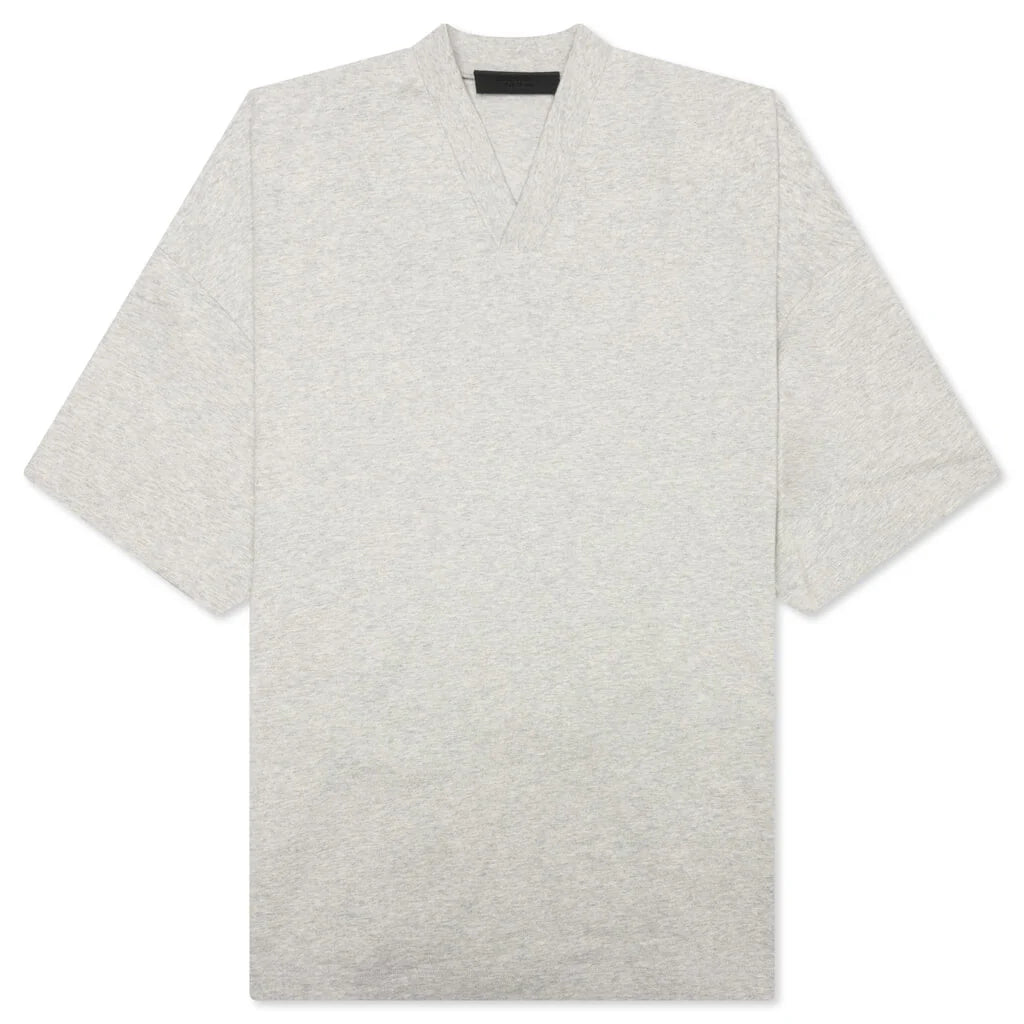V Neck T Shirt T Shirt Light Heather Grey