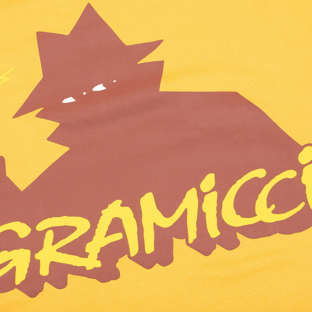 Real Bad Man x Gramicci Records L S Tee Mustard