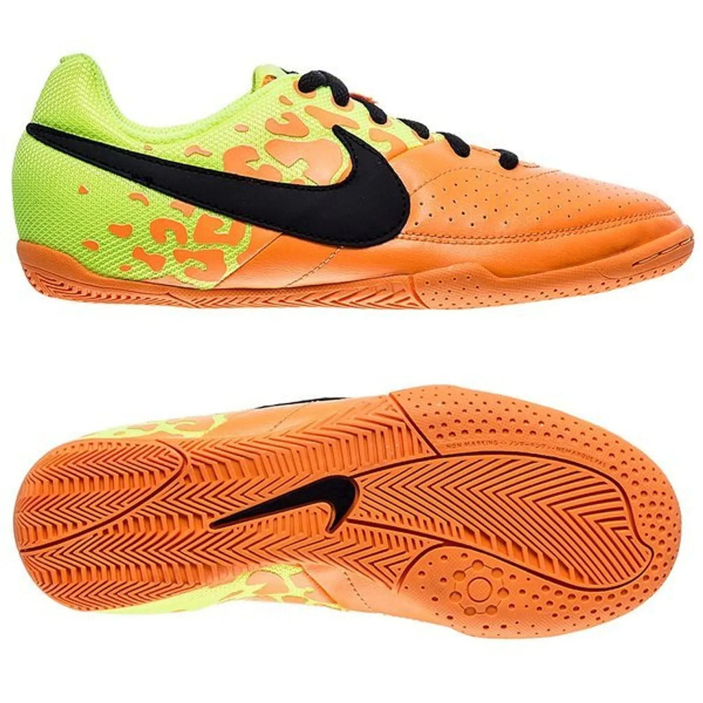 Nike JR Elastico II Indoor Soccer Shoes Bright Citrus Black Volt