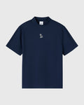 OVO Golf Mockneck Tee Deep Denim