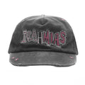 Flower Groms Dad Cap Black