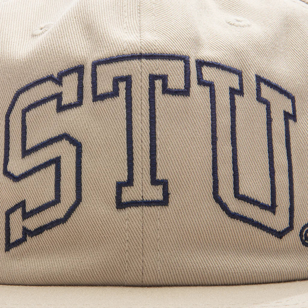 Stu Arch Strapback Cap Natural