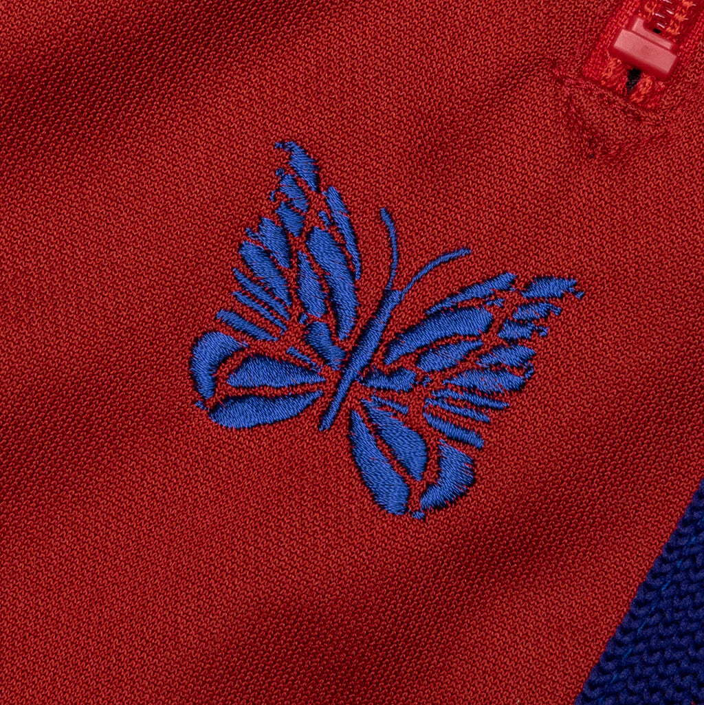 Poly Smooth Boot Cut Track Pant Red