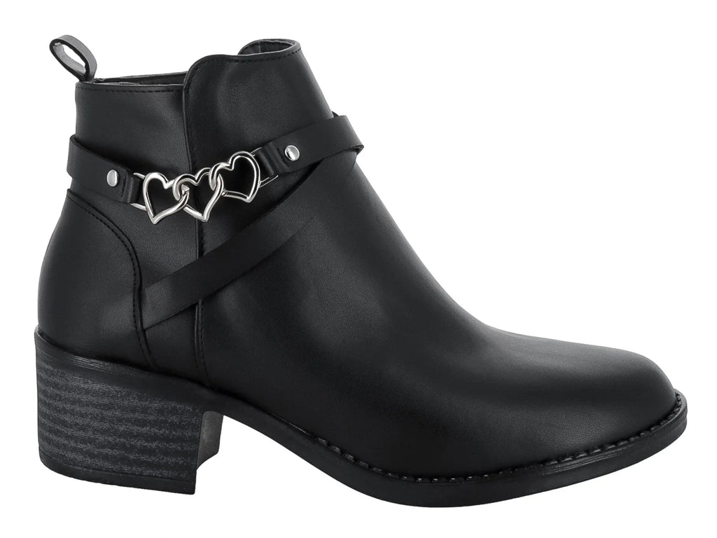 Botines Tropicana Negros para Niña