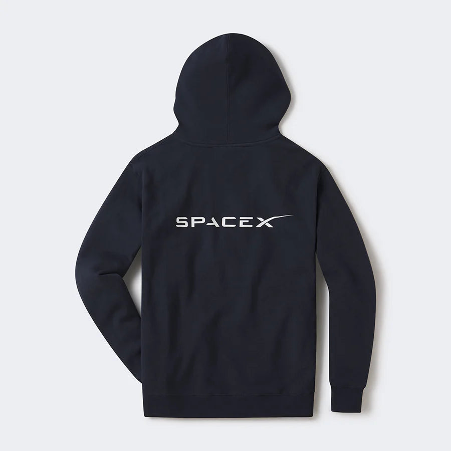 Unisex SpaceX Pullover Hoodie Navy
