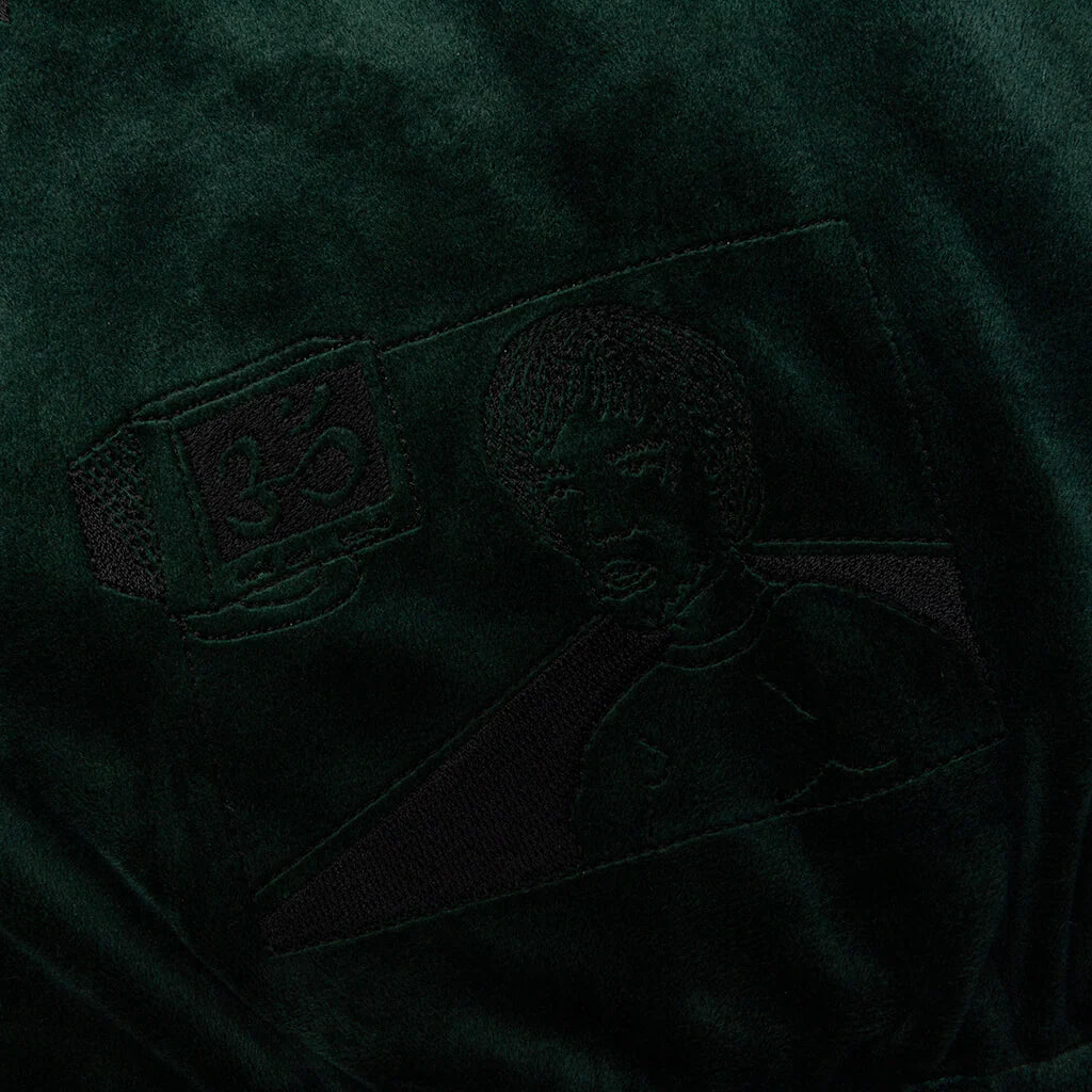 Velour Reversible Jacket Green