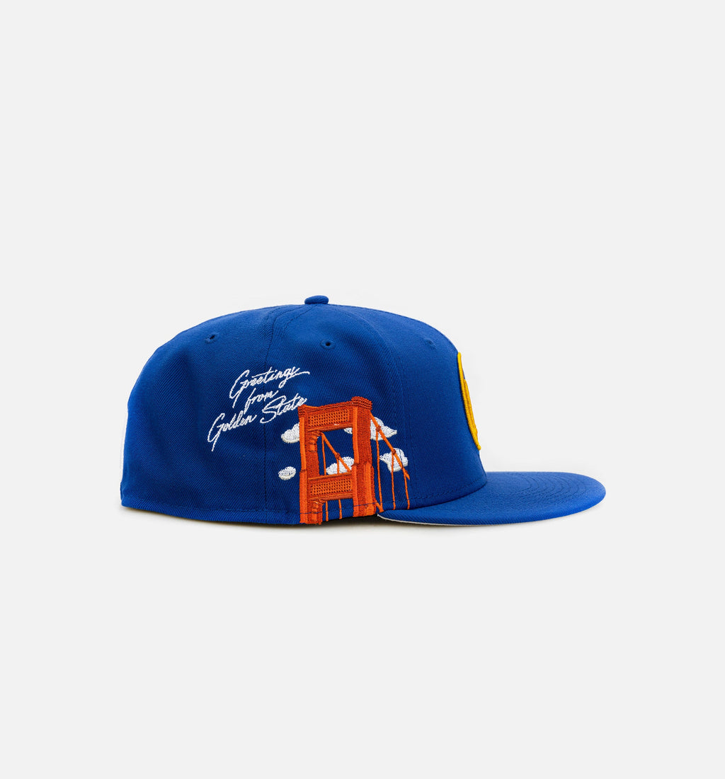 Golden State Warriors Cloud 59Fifty Mens Fitted Hat Blue