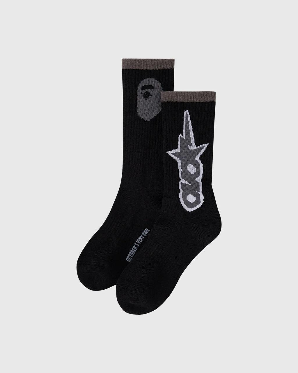 BAPE OVO Sta Athletic Sock Black
