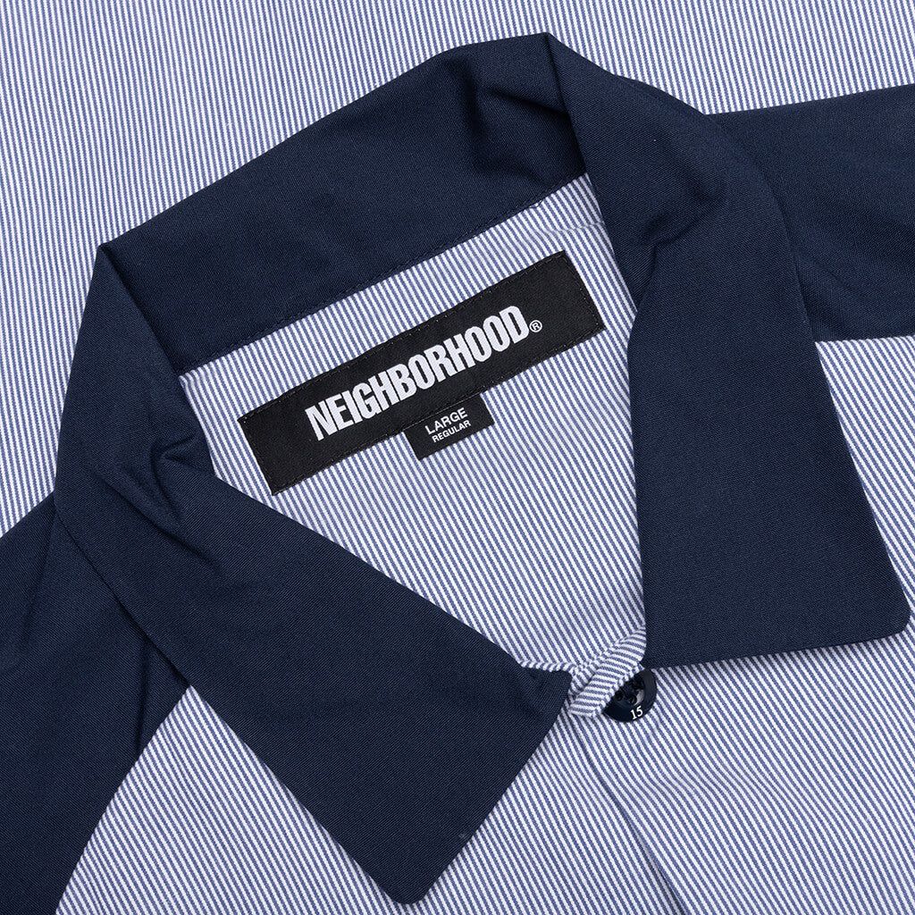 Classic Work S S Shirt 2 Navy