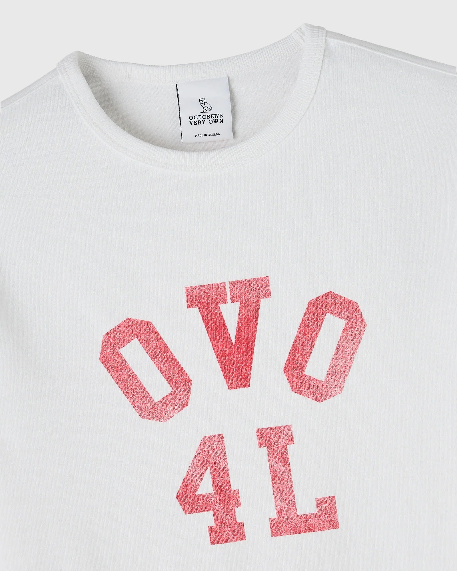 OVO4L Ladder Stitch Tee White
