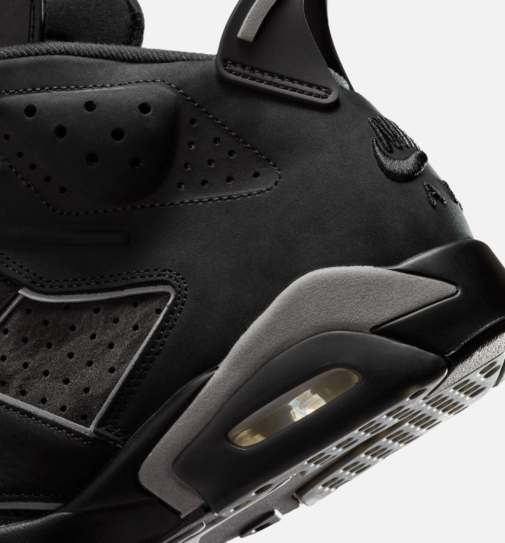 Air Jordan 6 Cap And Gown Mens Lifestyle Shoe Black Reflective Silver Black Free Shipping