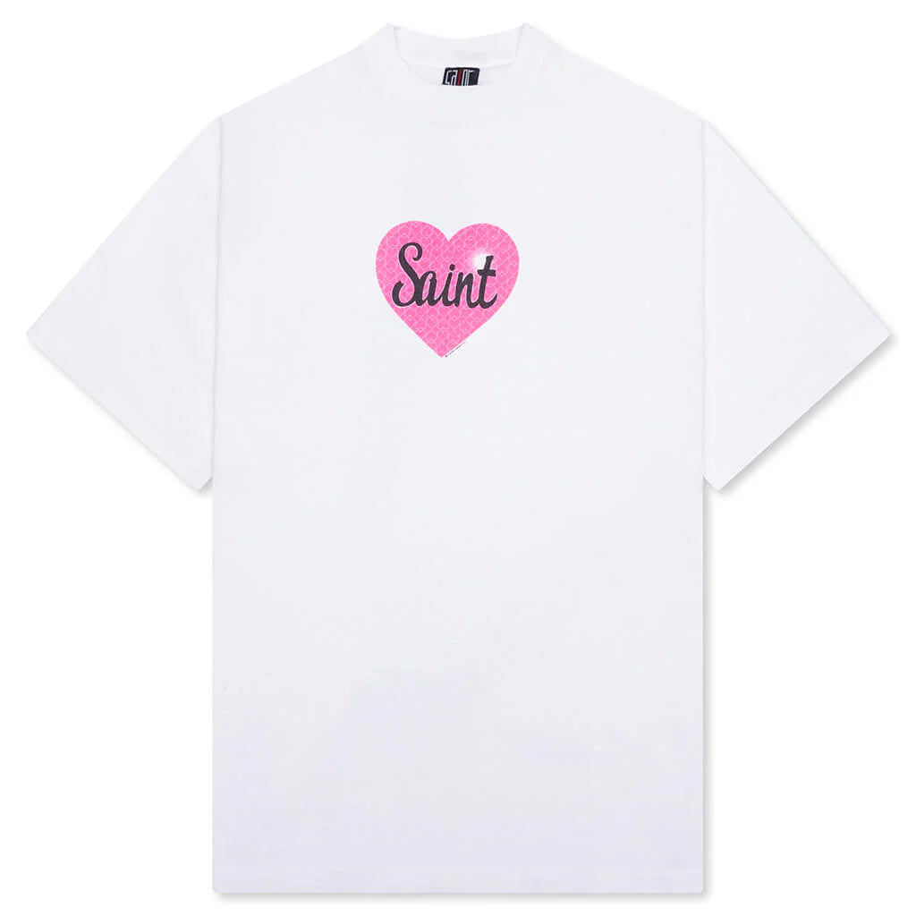 Heart Saint S S Tee White