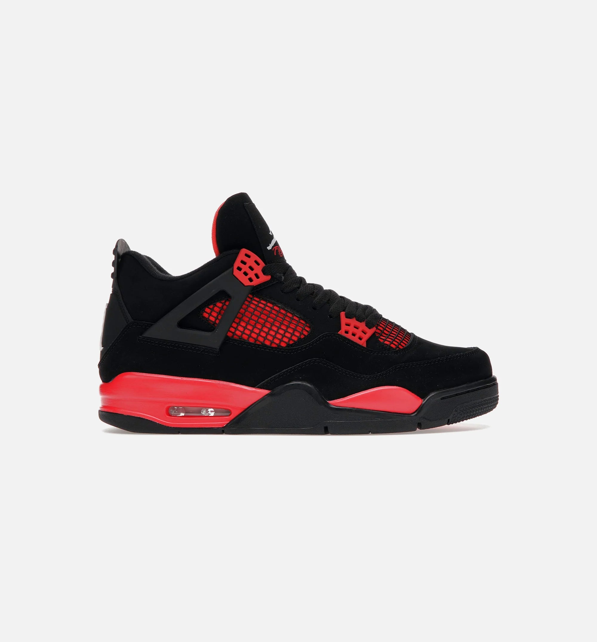 Air Jordan 4 Retro Red Thunder Mens Lifestyle Shoe Black Red Limit One Per Customer