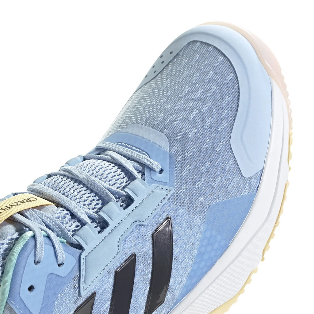 Tênis Adidas Crazyflight Mid 6 Azul Claro Branco