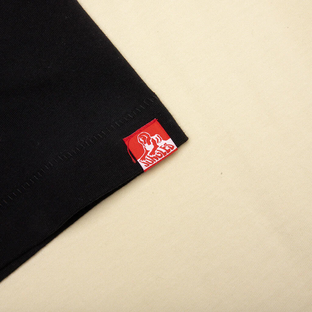 Take It Easy Tee Black White