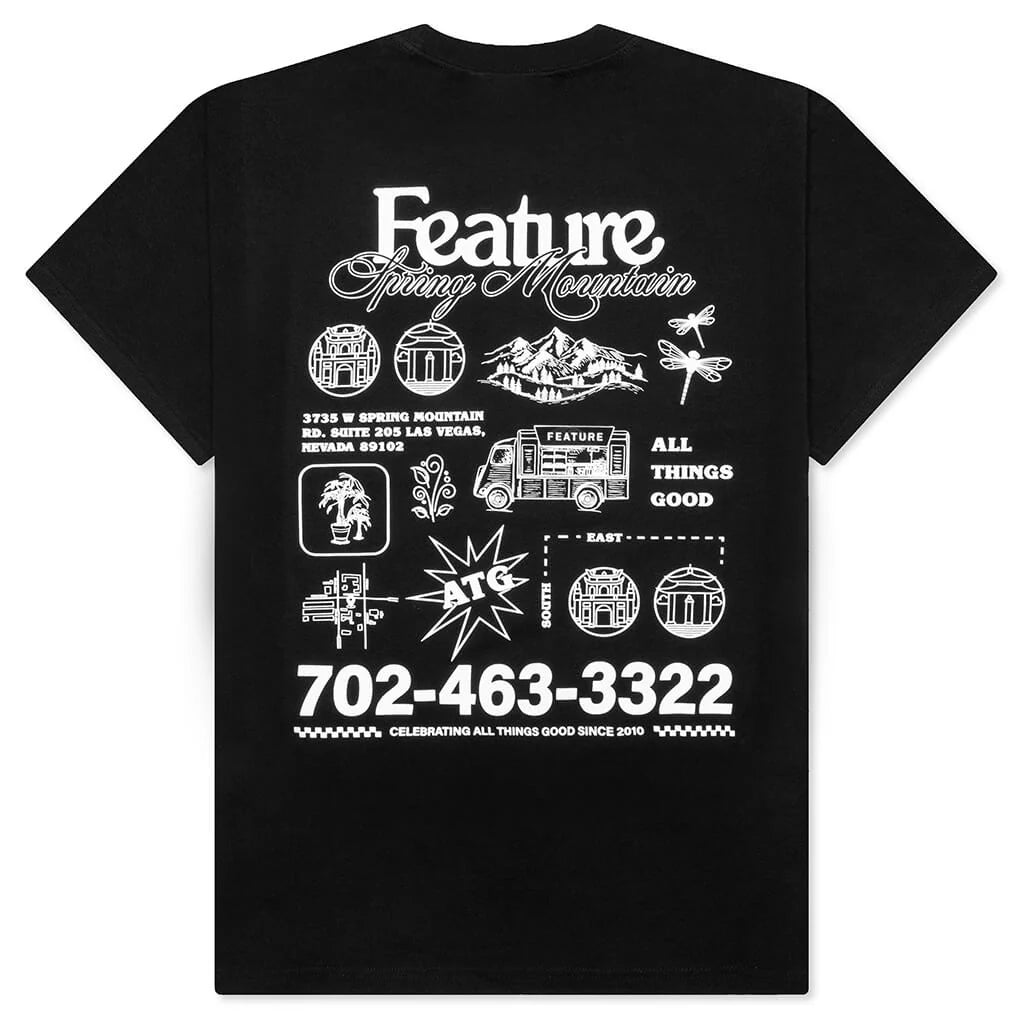 Town Ad Tee Black