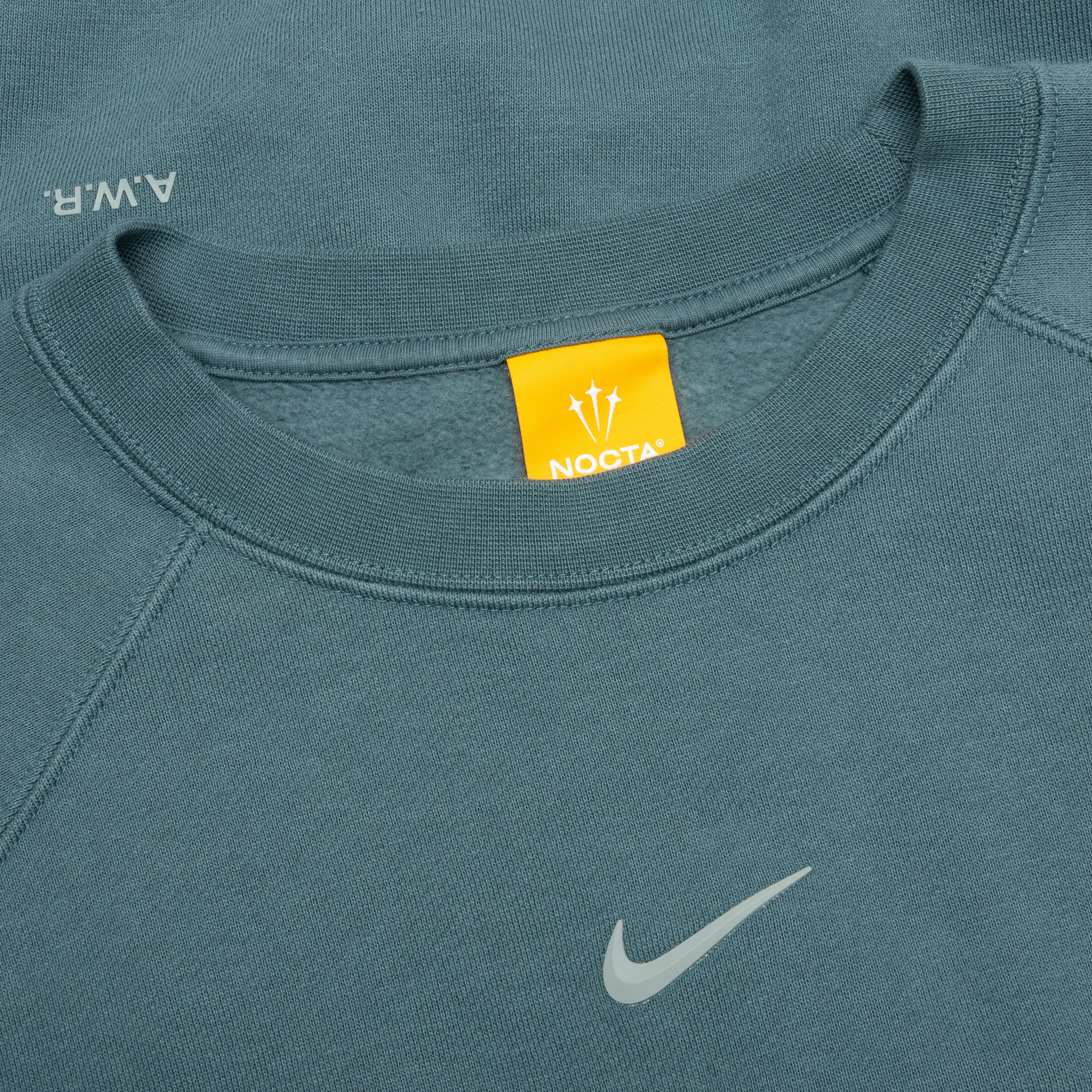 Nike x Nocta NRG Fleece Crew Mineral Slate Faded Spruce Mica Green