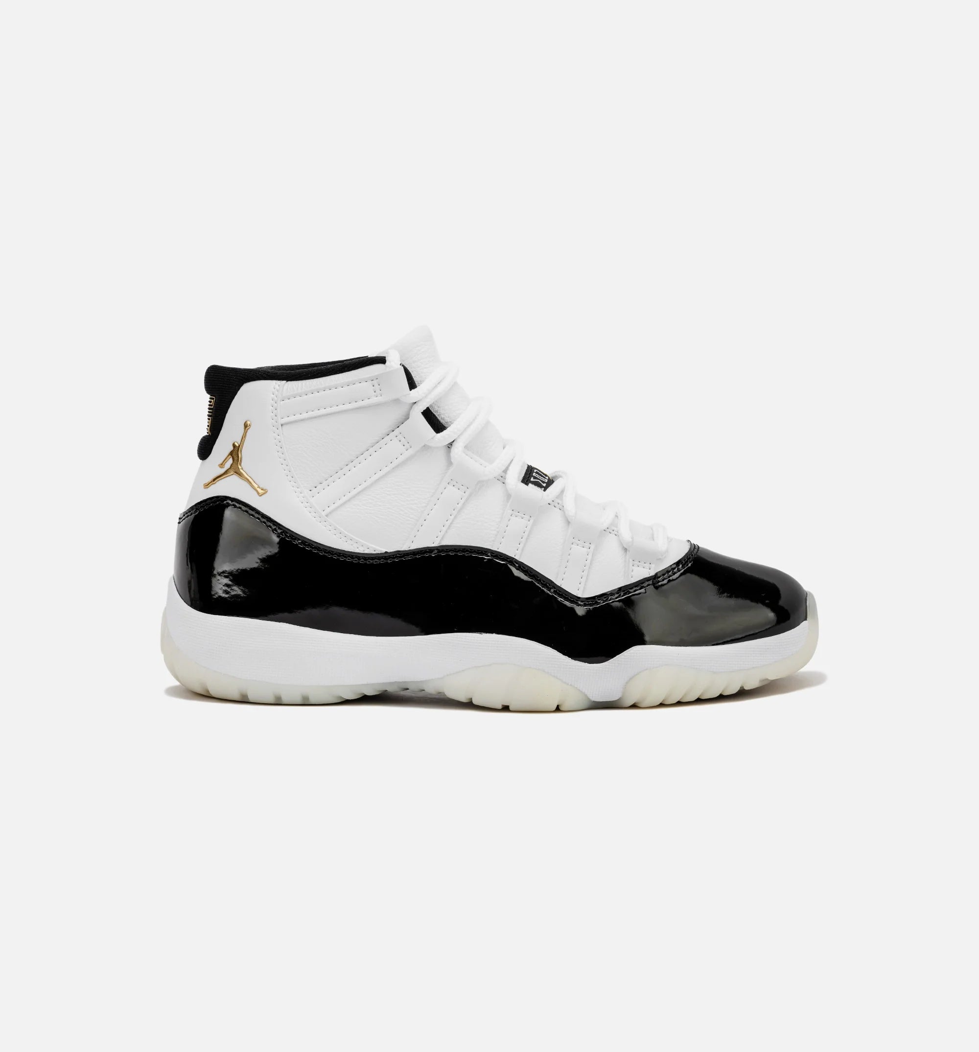 Air Jordan 11 Retro Gratitude Mens Lifestyle Shoe White Black Metallic Gold
