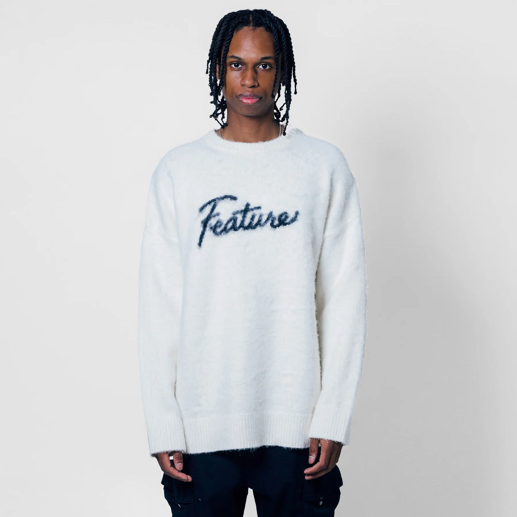 Script Logo Sweater Black