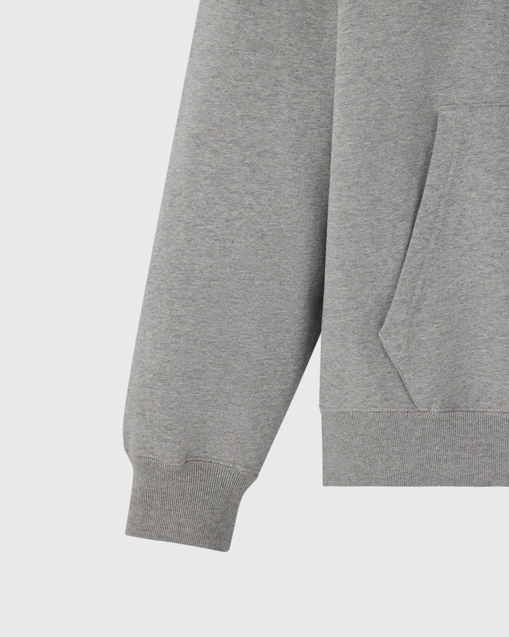 Classic Full Zip Hoodie Heather Grey