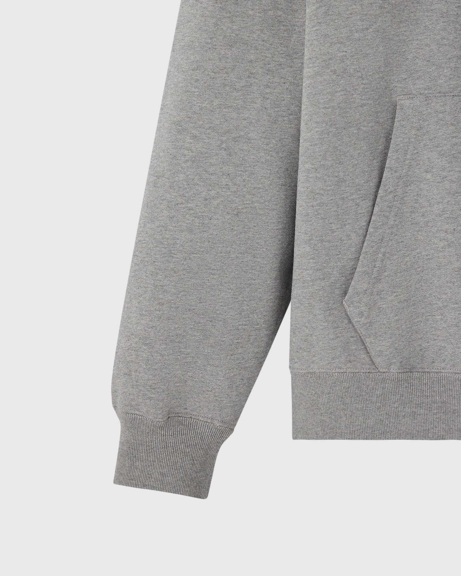 Classic Full Zip Hoodie Heather Grey