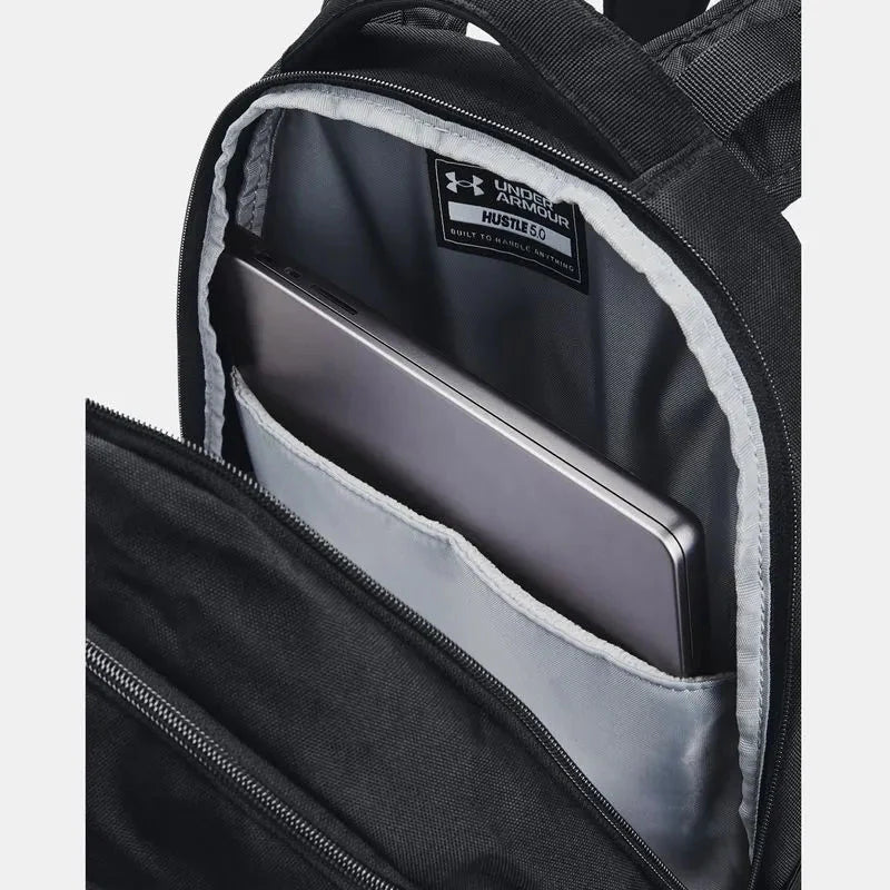 Under Armour Hustle 50 Backpack Gray Bl