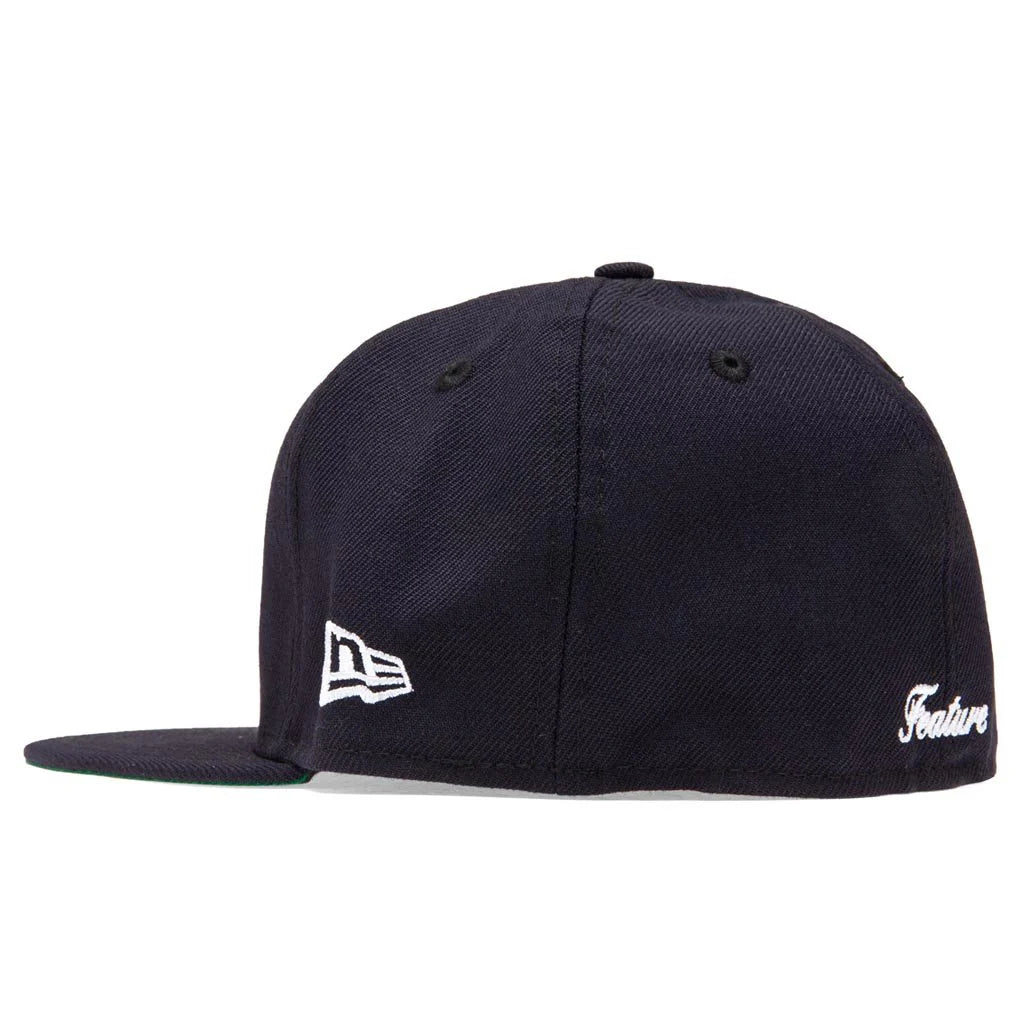 Feature x New Era Old English Fitted Hat Navy