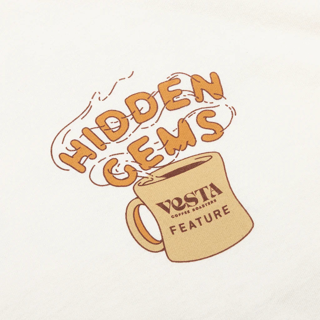 Feature x Vesta Coffee House Tee Cannoli Cream
