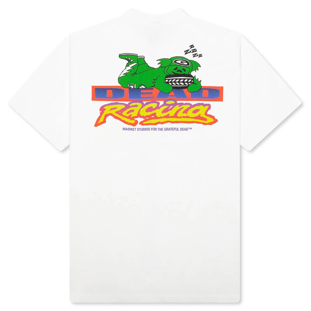 Market x Grateful Dead Racing T Shirt White