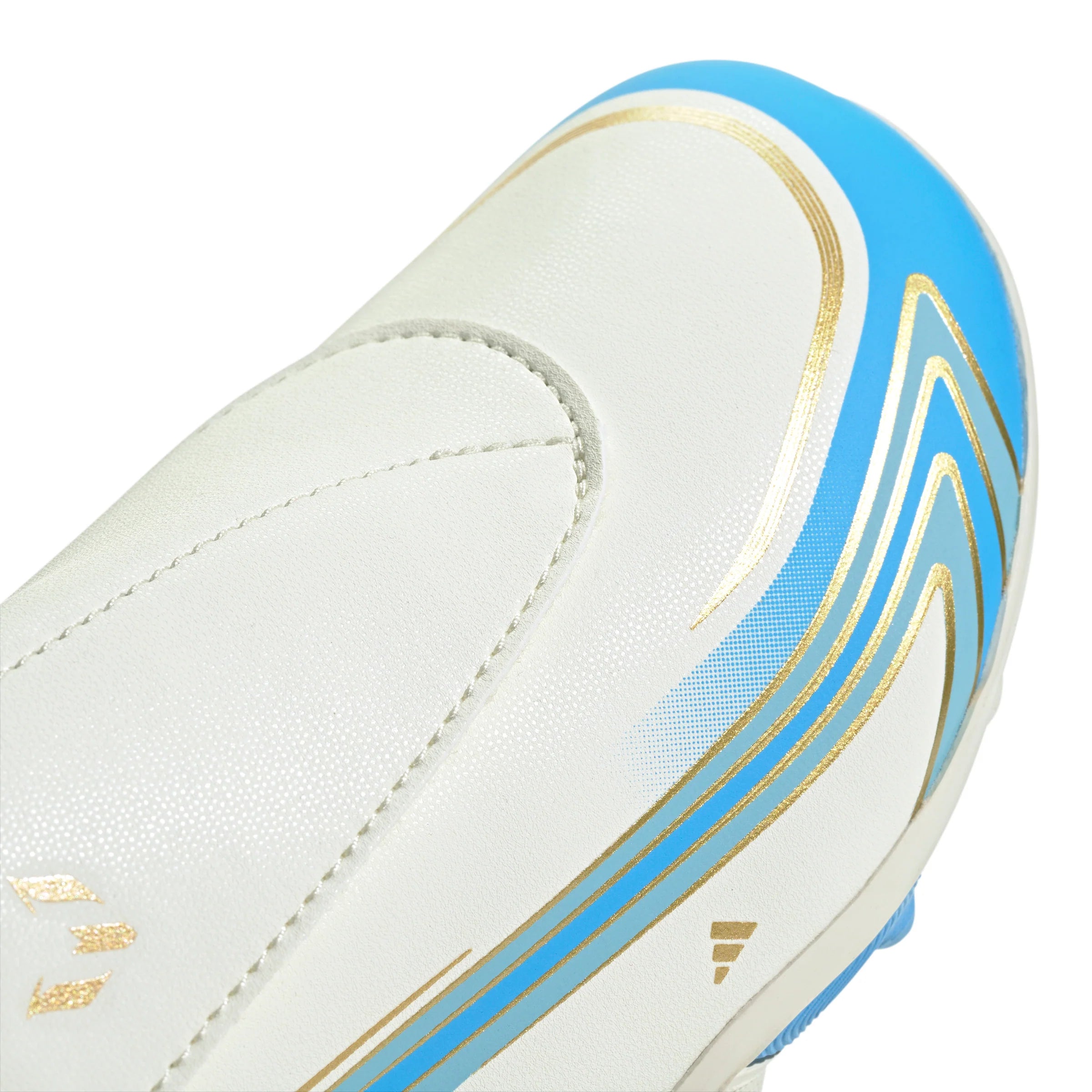 adidas F50 Messi Club Velcro Firm Ground Multi Ground Youth Soccer Cleats Ivory